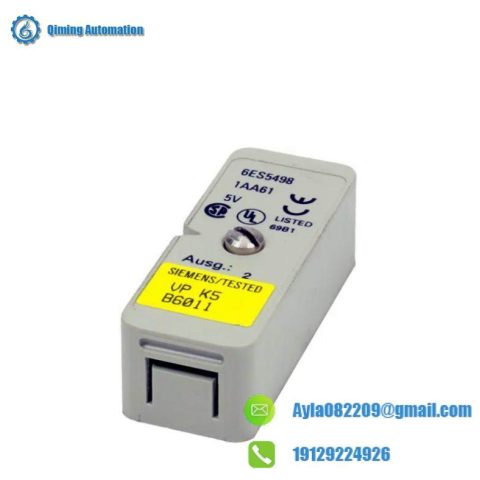 SIEMENS 6ES5498-1AA61 Analog Input Sub Module for Industrial Control Systems