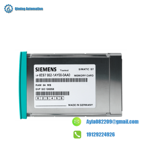 SIEMENS 6ES7952-1AM00-0AA0 RAM MEMORY CARD: Efficient Storage Solution for S7-400 Controllers