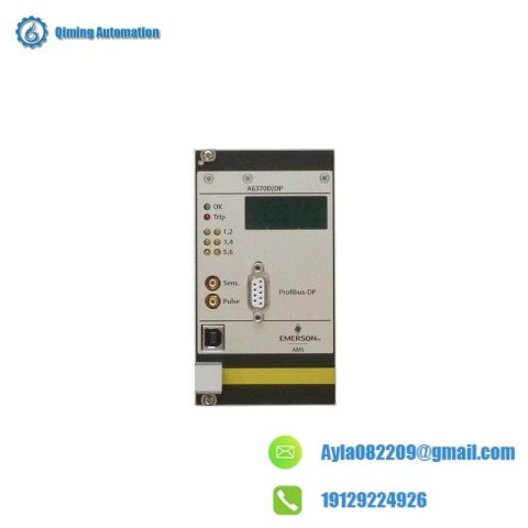 EMERSON A6370D Overspeed Protection Monitor - Speed Control Solutions