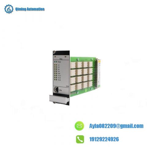 EMERSON A6740/10: 16-Channel Output Relay Module for Industrial Control Systems