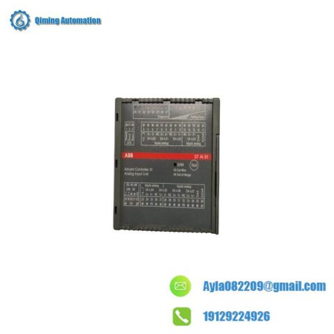 ABB 07AI91 GJR5251600R0278 Analog I/O Module for Industrial Automation