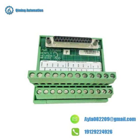 Bently Nevada 125808-02A Terminal Block Board, Industrial Control Module