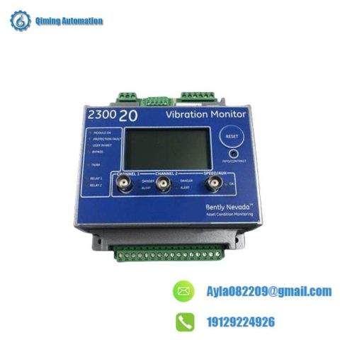 Bently Nevada 2300/20-CN Vibration Monitors, High-Frequency, Advanced Monitoring Solutions