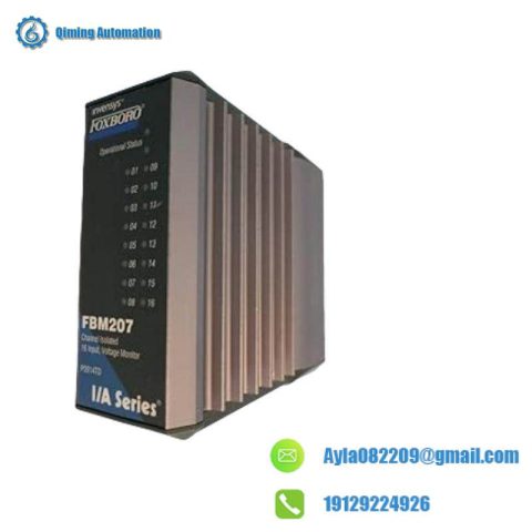 Foxboro FBM207 - P0914TD, Channel Isolated Monitor - Precision & Reliability in Industrial Control Solutions