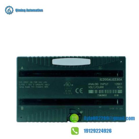 GE Fanuc IC200ALG326F Analog Output Module - High Precision Control for Industrial Automation