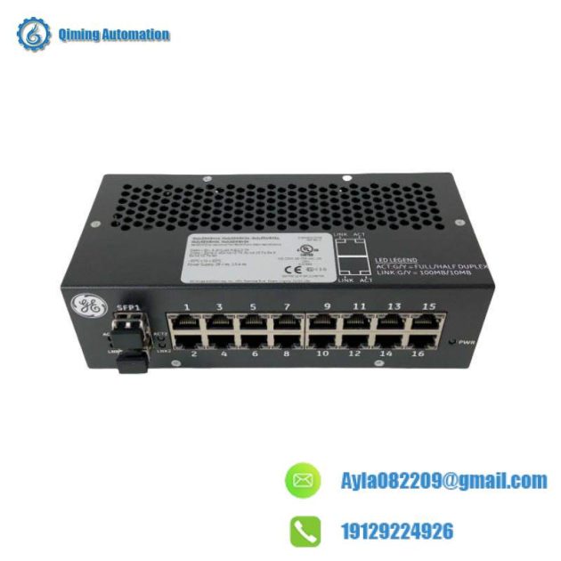 GE IS420ESWBH2A - Industrial Ethernet Switch for Mark VIe System