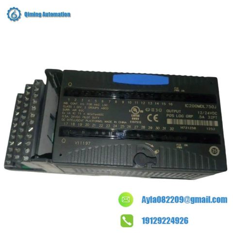 GE IC200MDL750J: Advanced VersaMax Output Module for Industrial Automation