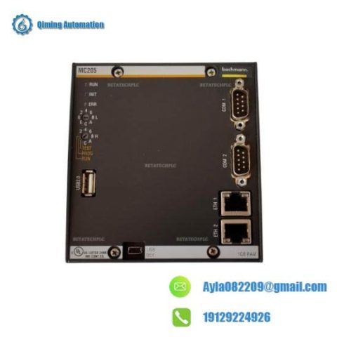 Bachmann MC205 Processor Module, Advanced Control Solutions for Industrial Automation