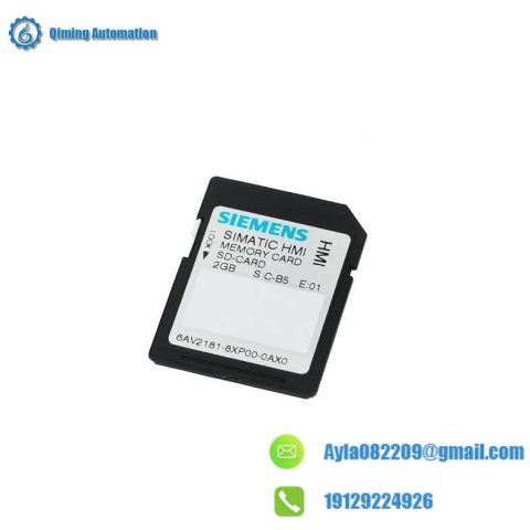 SIEMENS SIMATIC SD Memory Card 6AV2181-8XP00-0AX0: Industrial Control Solutions for Enhanced Efficiency