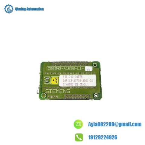 Siemens 6RX1240-0AS76 Control Module for Industrial Automation