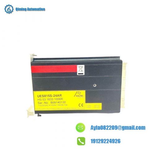 Emerson Epro UES815S Power Supply Module, Industrial Control Systems