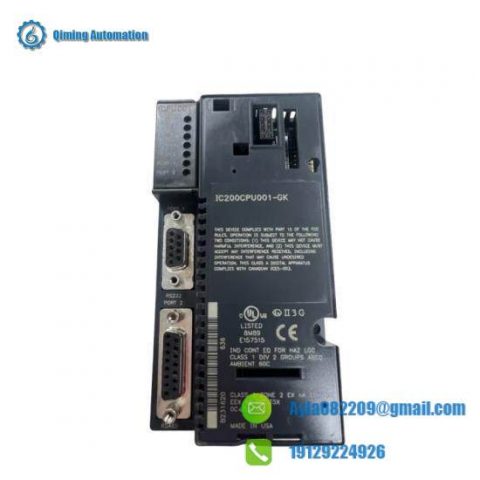 GE FANUC IC200CPU001 Industrial Control CPU Module