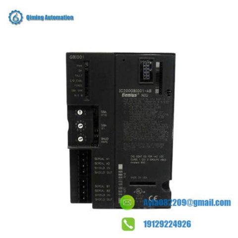 GE FANUC IC200GBI001: High-Performance Control Module for Industrial Automation