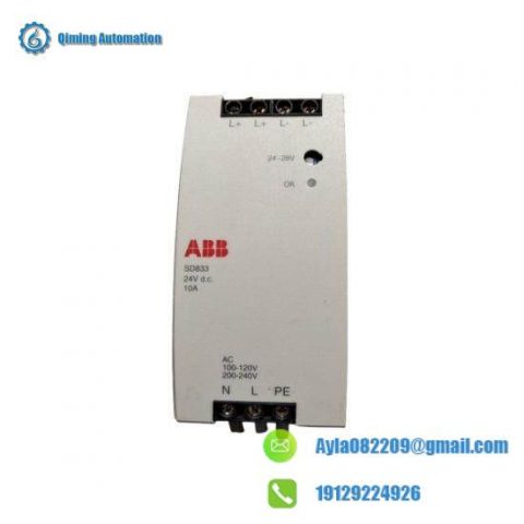 ABB SD833 3BSC610066R1 - Advanced Power Supply for Industrial Automation