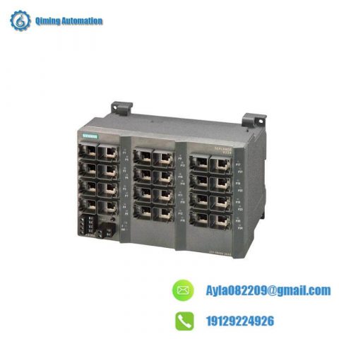 Siemens SCALANCE X224 Managed Industrial Ethernet Switch, 24x 10/100 Mbit/s Ports