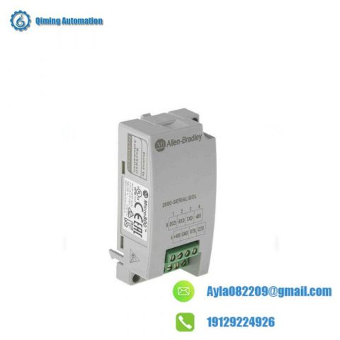 AB 2080 SERIALISOL Micro800 Isolated Serial Port Plug-In Module, Designed for Industrial Automation Solutions