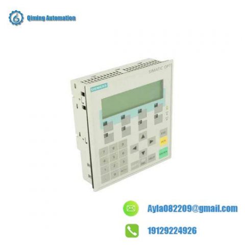 SIEMENS 6AV3607-1JC20-0AX2 Operator Panel: Precision Control for Industrial Automation